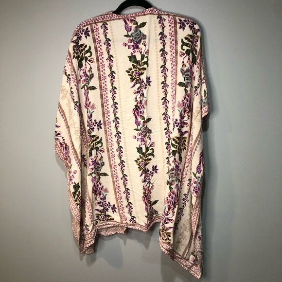 Japna Floral Kimono One Size - Picture 3 of 5